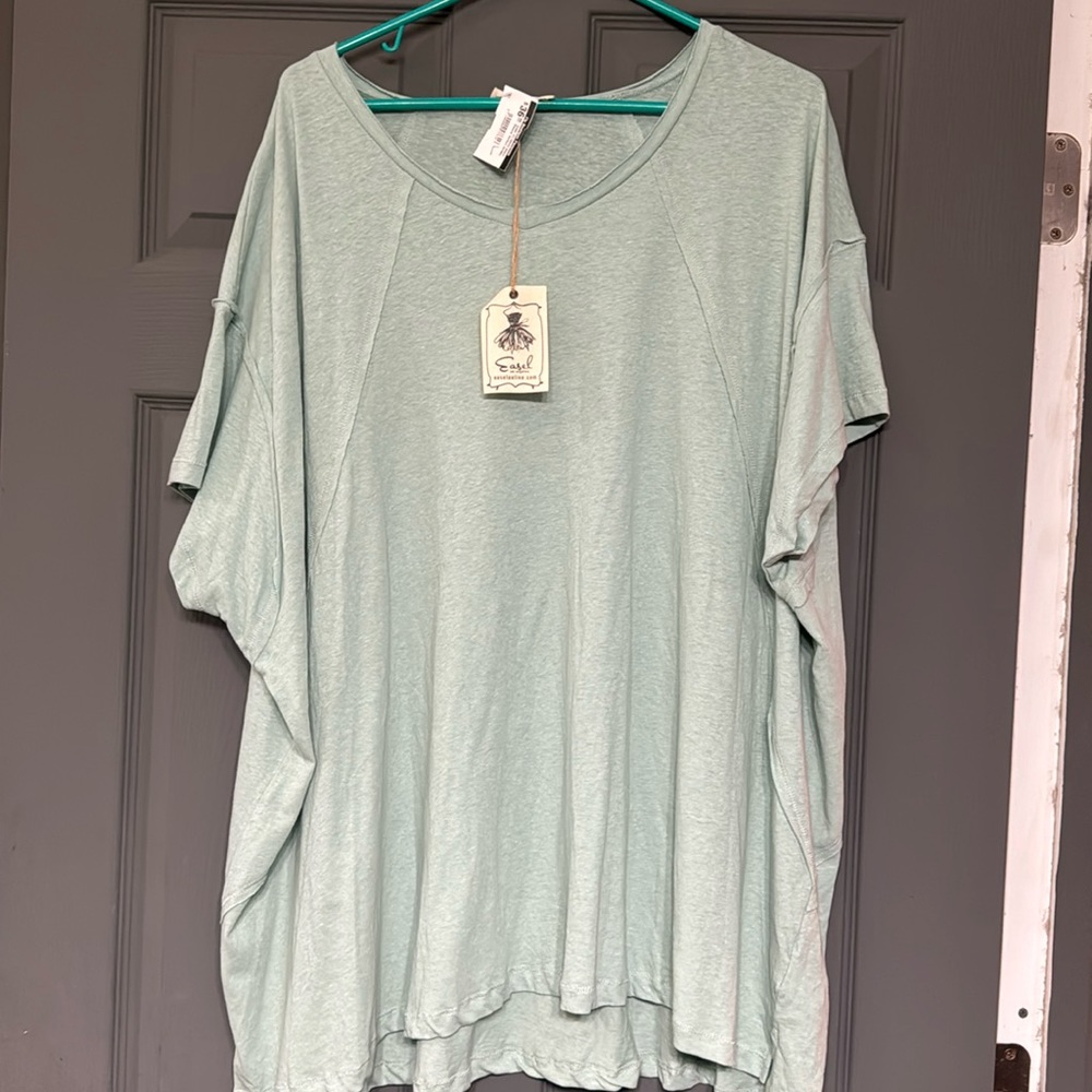 Easel short sleeve Large top.